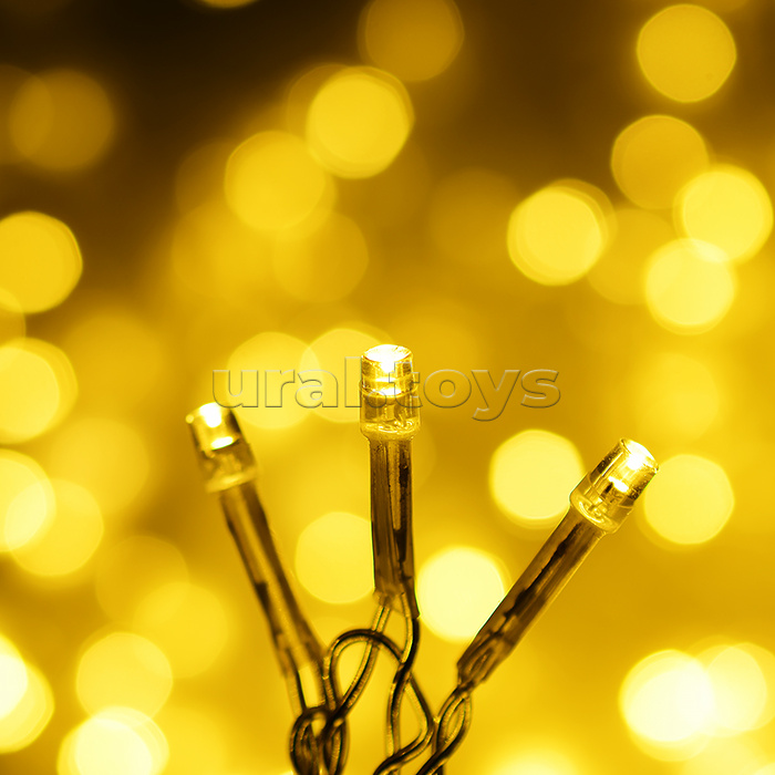 Электрогирлянда светодиодная Бахрома, 6*0,7м, 192 лампы, теплый