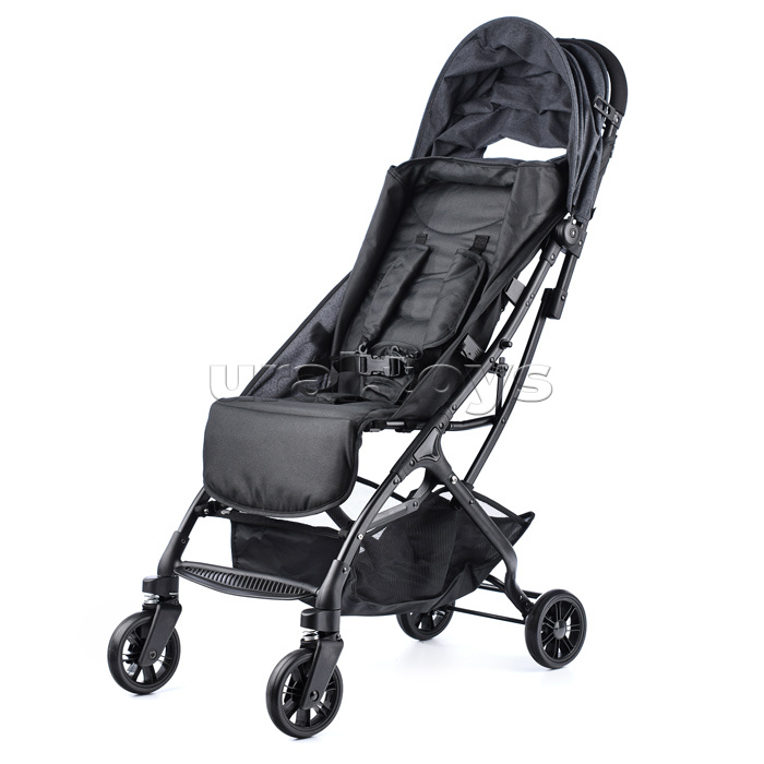 Коляска прогулочная Prammy Black, черный (в коробке)