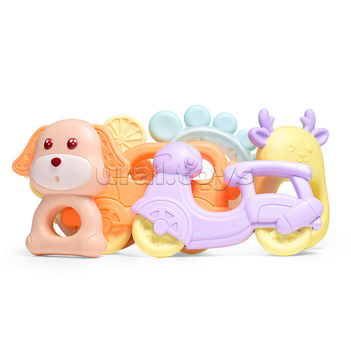 Набор погремушек "Веселый малыш" в пакете