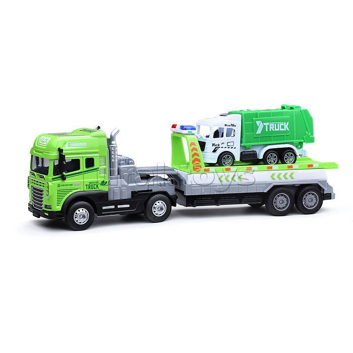 Эвакуатор "Городская служба-2" (свет, звук) в коробке