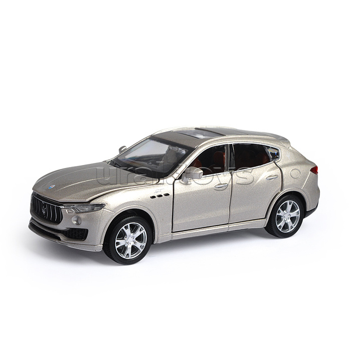 Машина металл Maserati Levante Hybrid 15,2 см, (свет-звук, откр.двери)инерц., в коробке