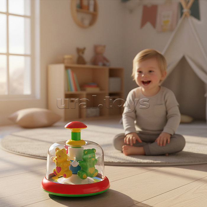 Юла-карусель "Лесная сказка" (в п/пакете)