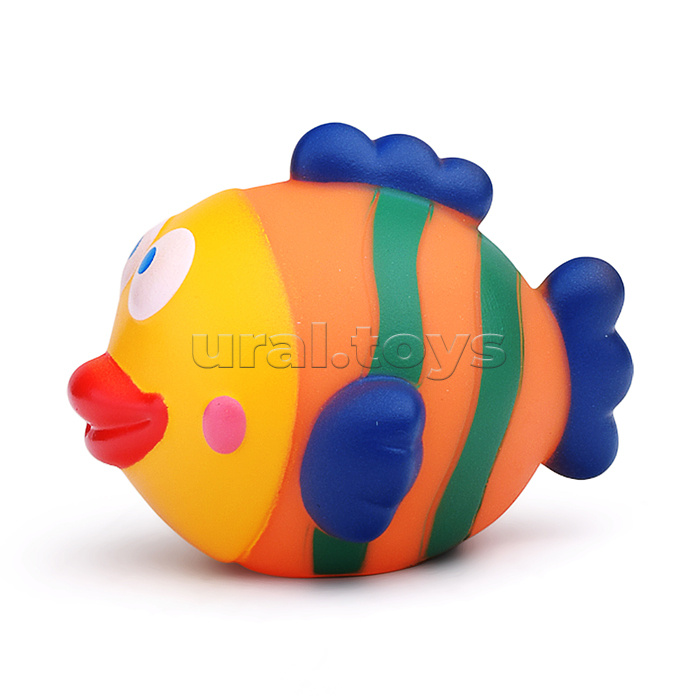 Набор игрушек для ванны с сачком "Морские обитатели", 7 шт