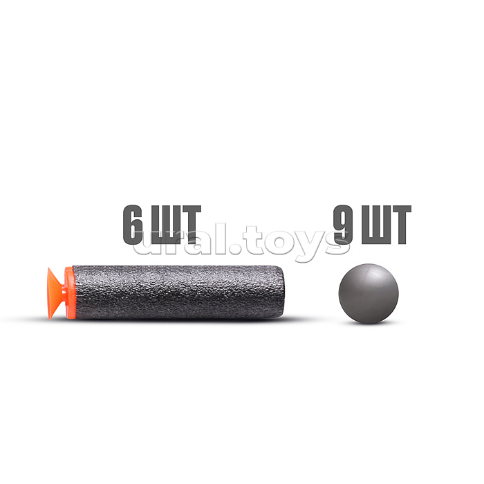 Пистолет "Стрелок" красный, в коробке