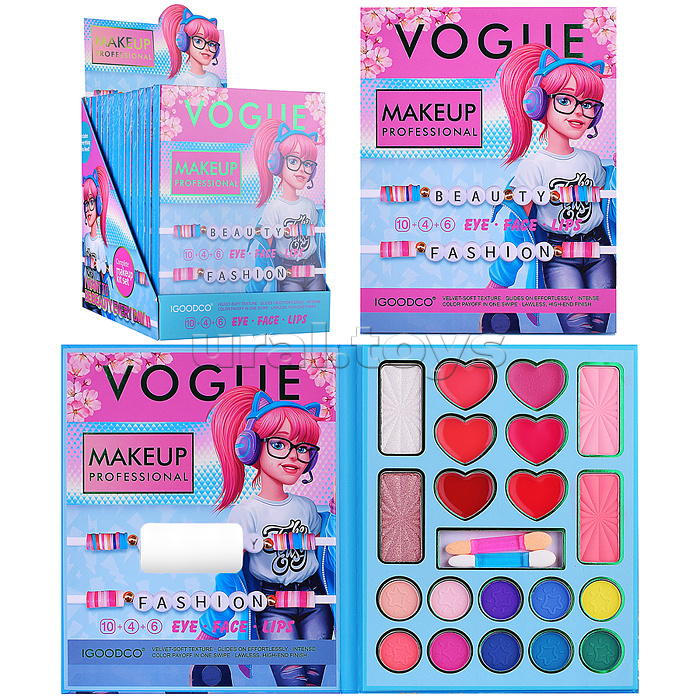 Косметика детская "Красивая мода" (палетка теней)