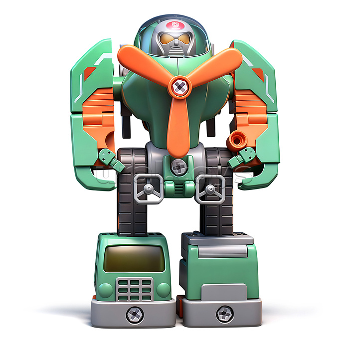 Конструктор "Робот" с отверткой, в коробке