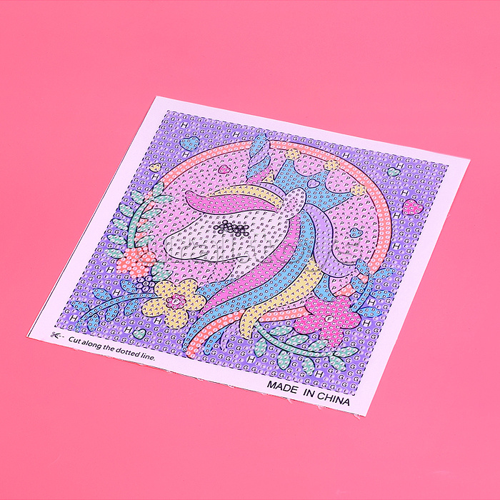 Мозаика алмазная A5501B "Единорожка" в коробке