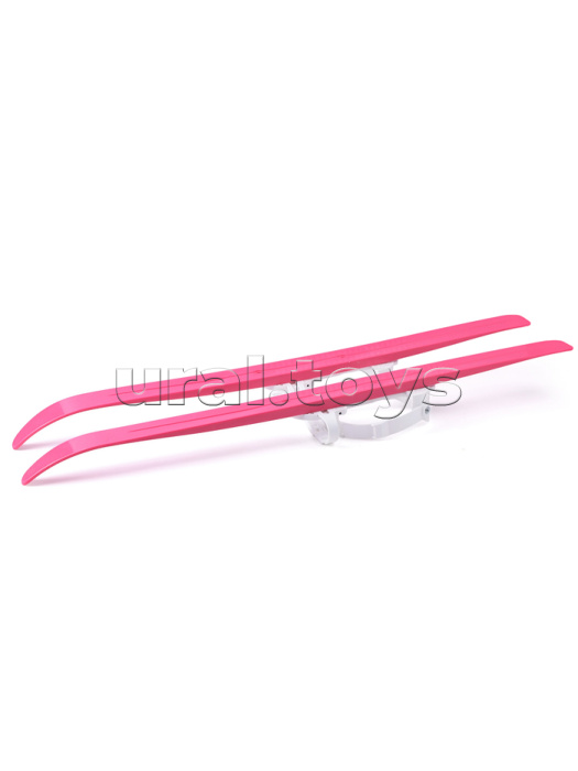 Лыжи детские "Подружки" ROCKET SKI JUNIOR 90/90 см, универсальное крепление, с палками