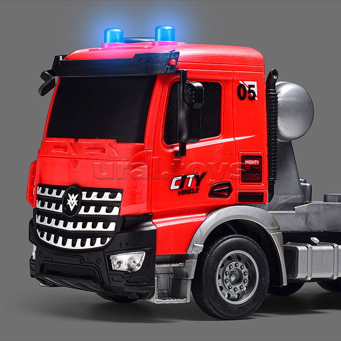 Машина "Спецтехника" р/у, 27 MHz (цвет красный) в коробке