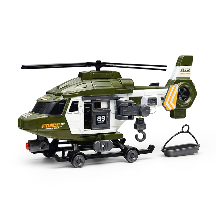 Вертолет "Армия" на батарейках, в коробке