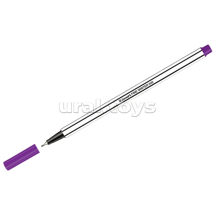 Ручка капиллярная "Fine Writer 045" фиолетовая, 0,8мм