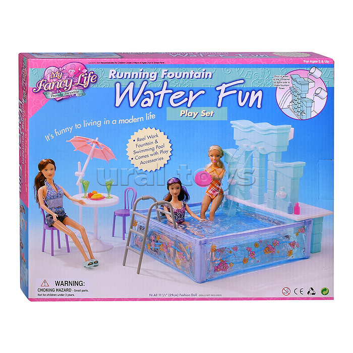 Набор мебели для кукол 2878 "Отпуск" в коробке