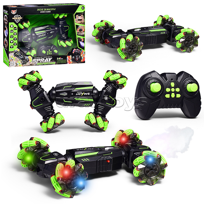 Машина "Яркий трюк" р/у, 27 MHz, в коробке