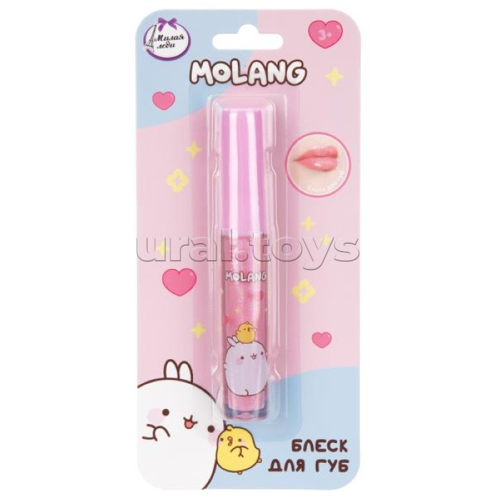 Косметика для девочек Molang блеск для губ 2 мл розовый