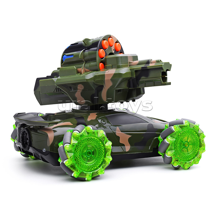 Машина "Rasing с пушкой-2" р/у, 27MHz, в коробке