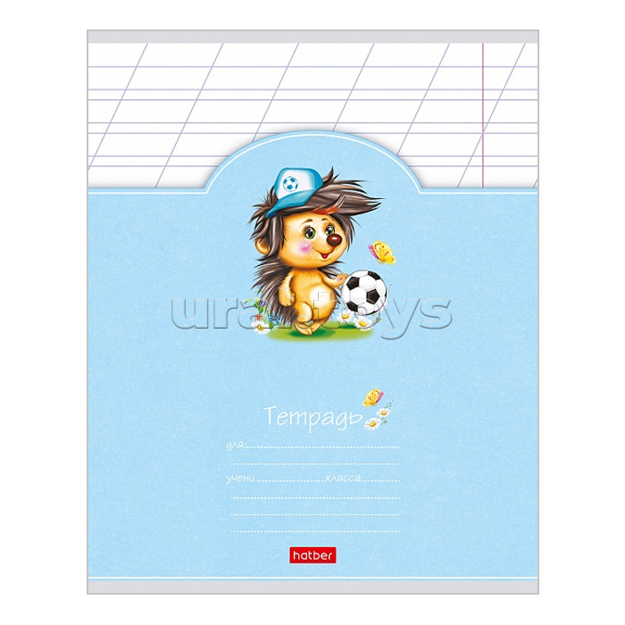 Тетрадь 12л. косая линия "Лохматики"