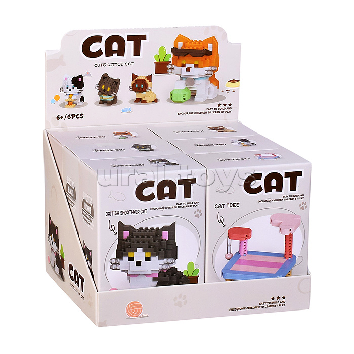 Конструктор "Кошечка" (в ассортименте) в коробке