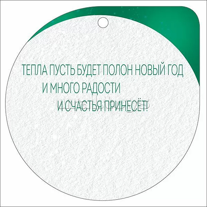 Бирка "С новым 2026 годом!" (символ года)