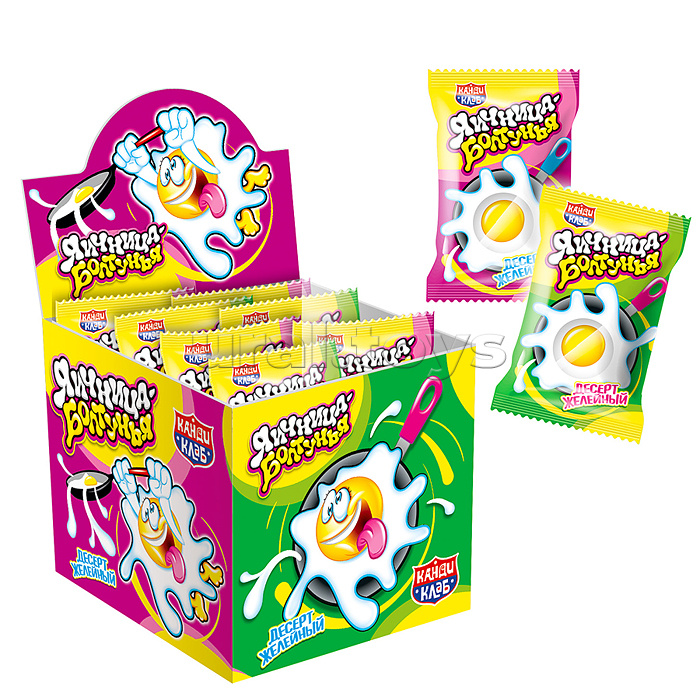 Десерт желейный "Яичница-Болтунья" ассорти 24гр (20шт)