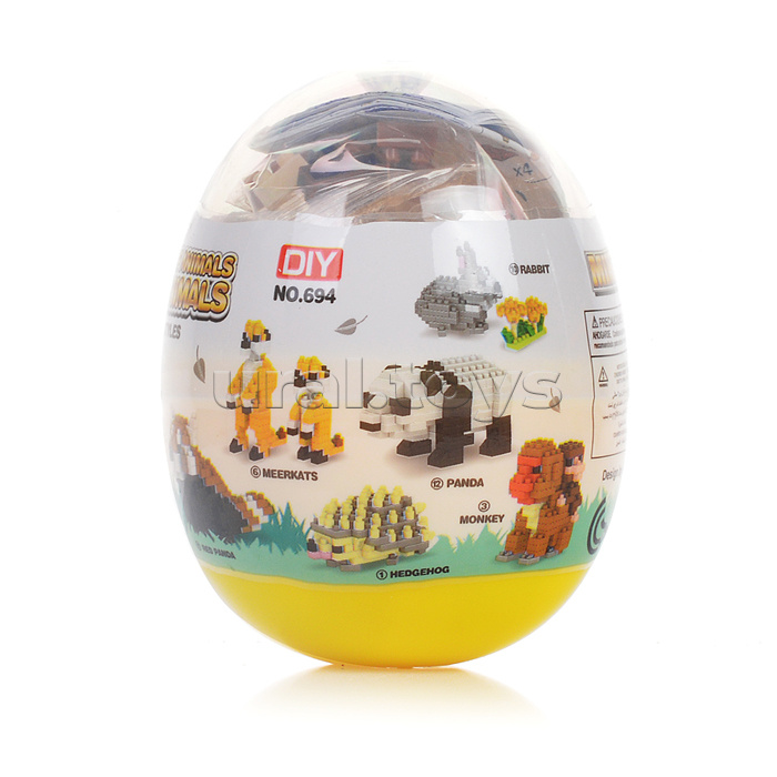 Конструктор "Фигурки: Дикие животные " в коробке