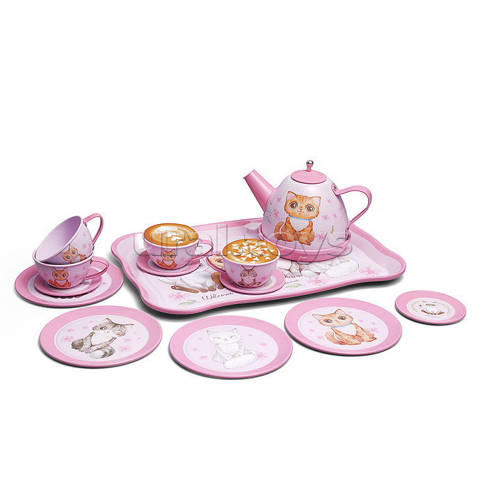 Набор посуды "Кошечка" в коробке