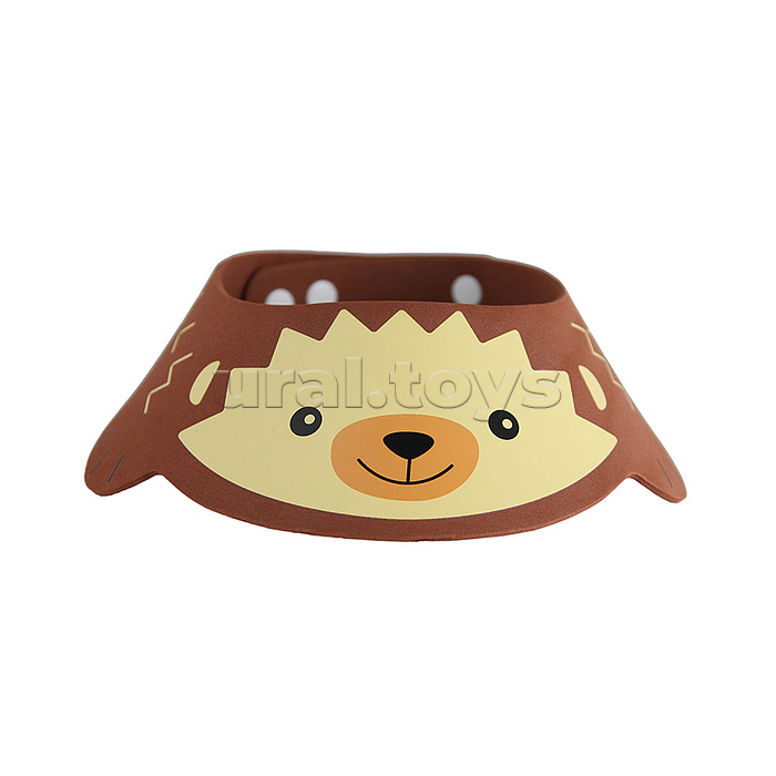 Козырек защитный для мытья головы "Коричневый ёжик"