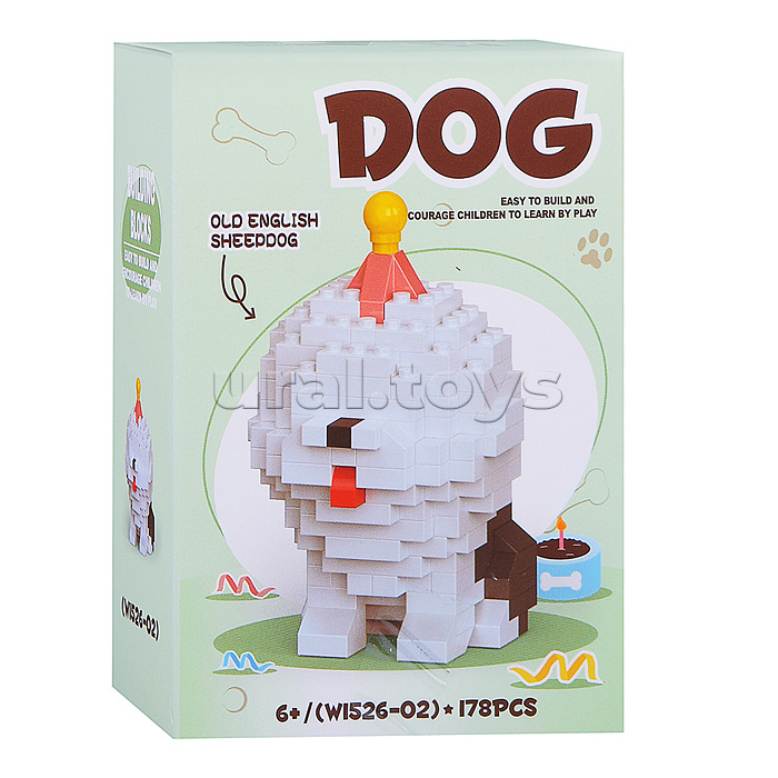 Конструктор "Щенок" (в ассортименте) в коробке