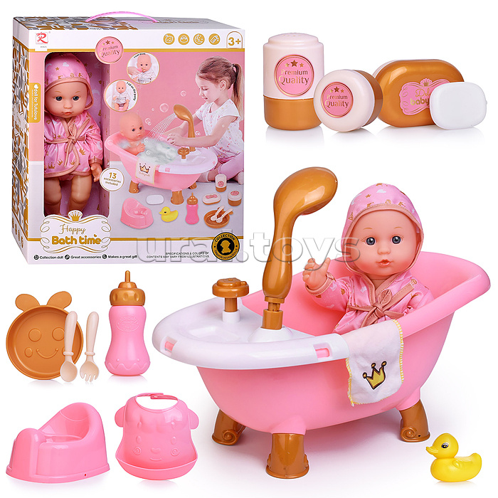 Пупс 85821 "Милана" с аксессуарами, в коробке