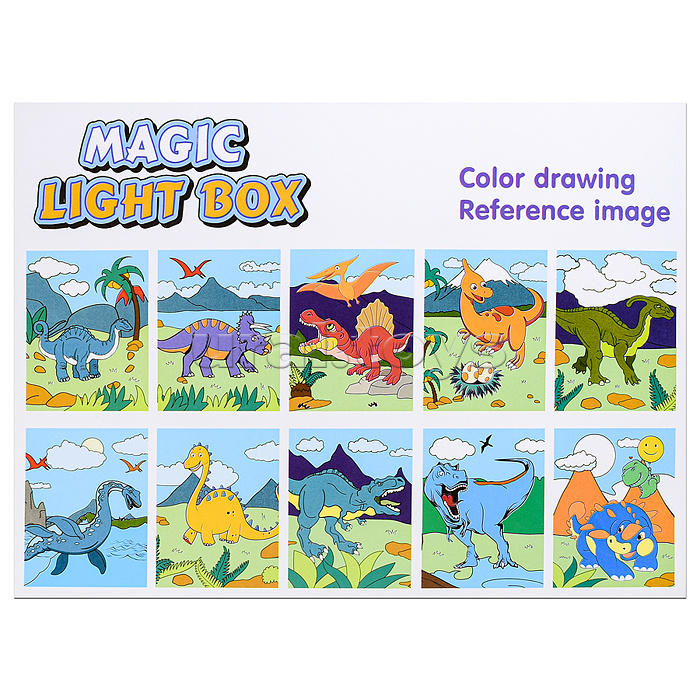 Доска для рисования "Гамма цвета" в коробке