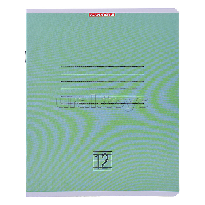 Тетр 12л  А5 линия  обл карт ВД лак Однотононный микс