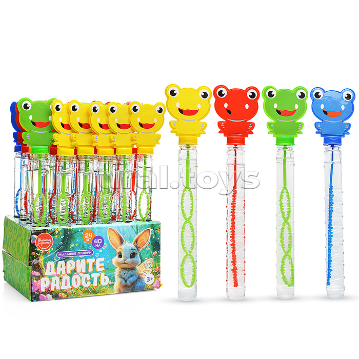 Мыльные пузыри "Лягушка" 40 мл.