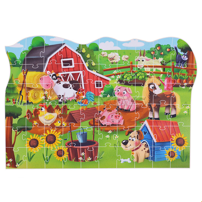Пазл 60 "На ферме" Пазл 60 "На ферме"