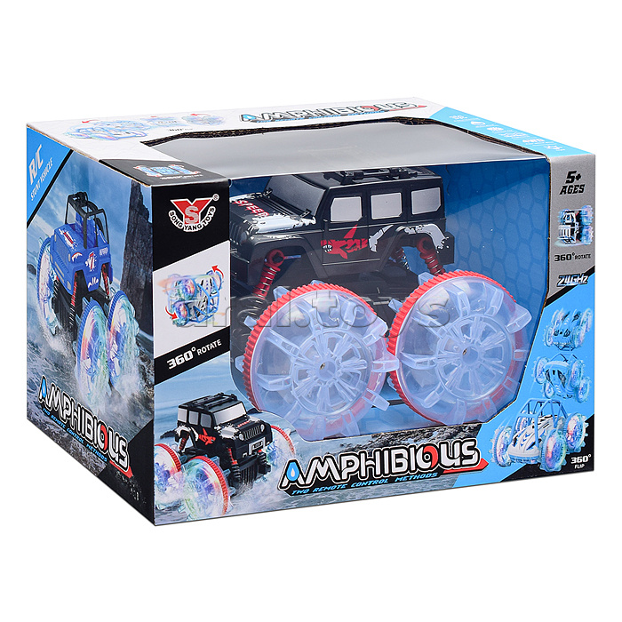 Машина "Амфибия" р/у, 27 MGz, в коробке
