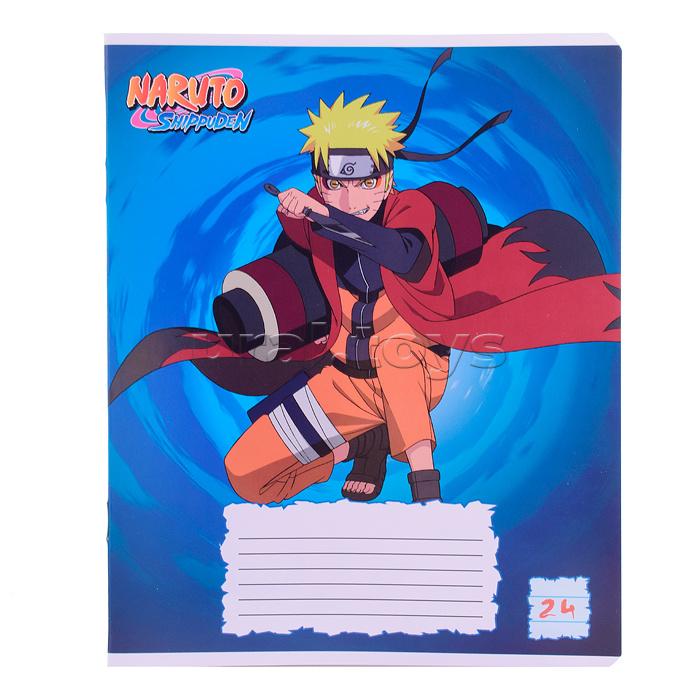 Тетрадь 24 л., линия А5 "Naruto"