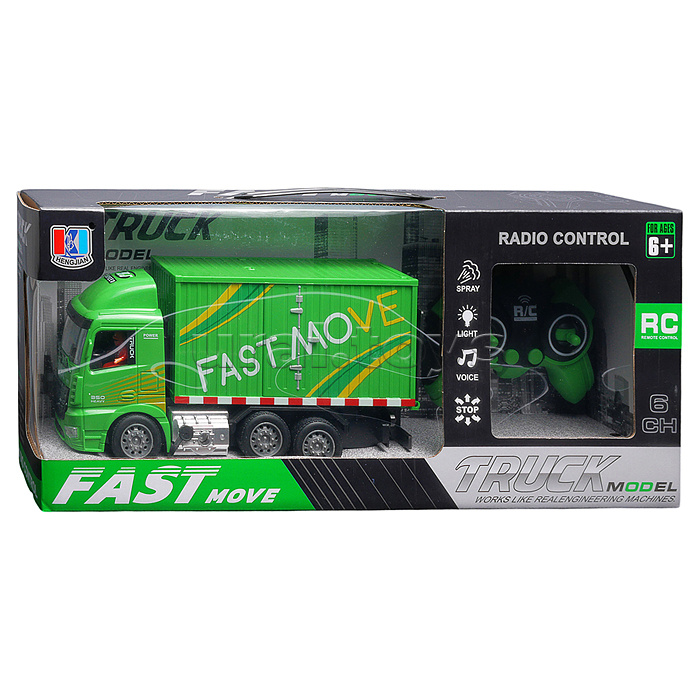 Машина "Грузовик" 1:20, р/у, 27 MHz, (USB) в коробке