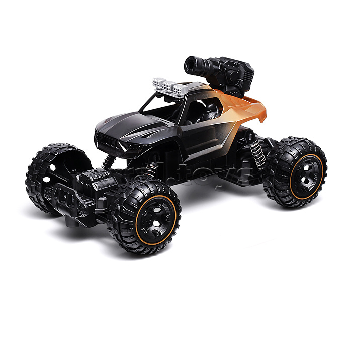 Машина "Багги. Мощный заезд"  стрельба , на р/у27 MHz, в коробке