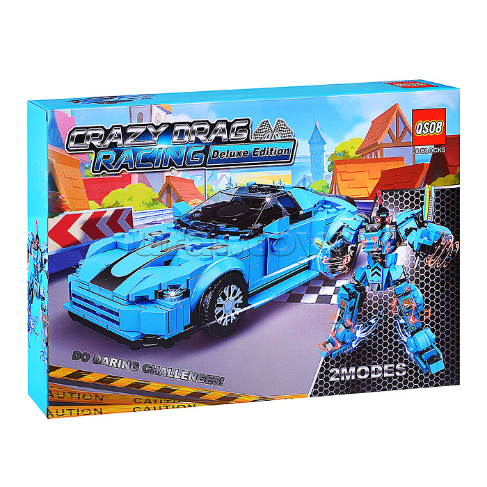 Конструктор "Чемпион скорости" (355 дет.) в коробке