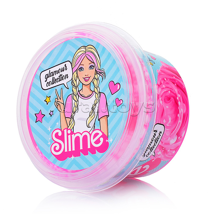 Игрушка для детей старше 3х лет модели Slime Glamour collection crunch розовый