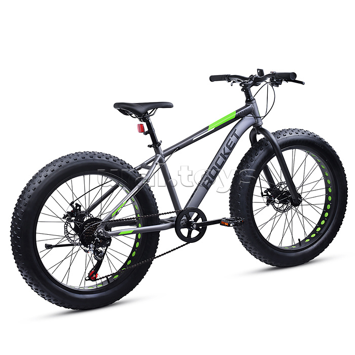 Велосипед 24" Rocket Fat 24, цвет серый, размер 15"