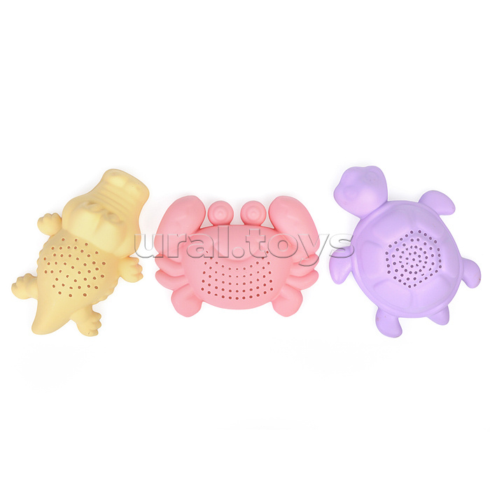 Набор песочный "Африка №9" (ведро + 4 формочки + лопатка + грабли)