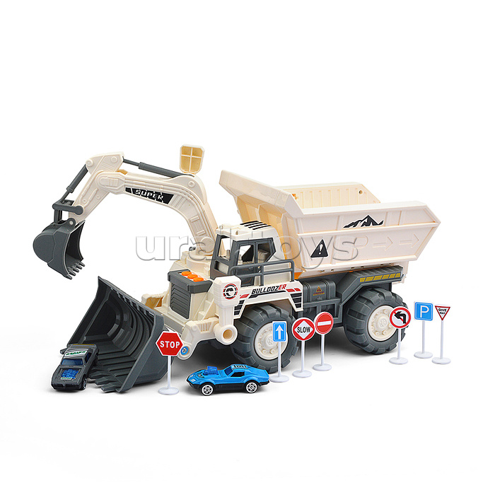 Машина-Катапульта "Экскаватор/Грейдер" в коробке