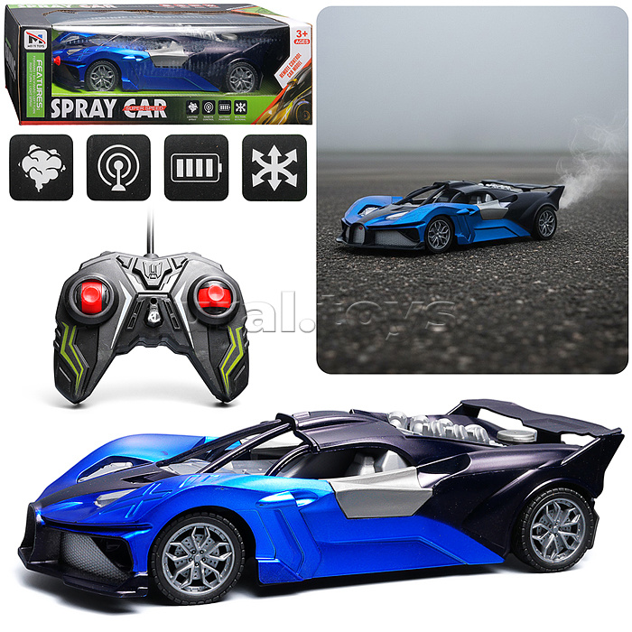 Машина "Спортик" р/у, 27 MHz, USB, в коробке