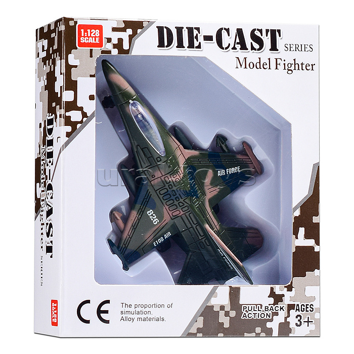 Самолет, металл "Небесный путешественник" в коробке