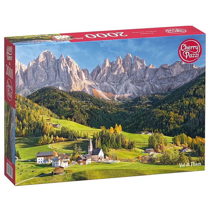 Пазлы 2000 "Валь-ди-Фюнес, Италия"