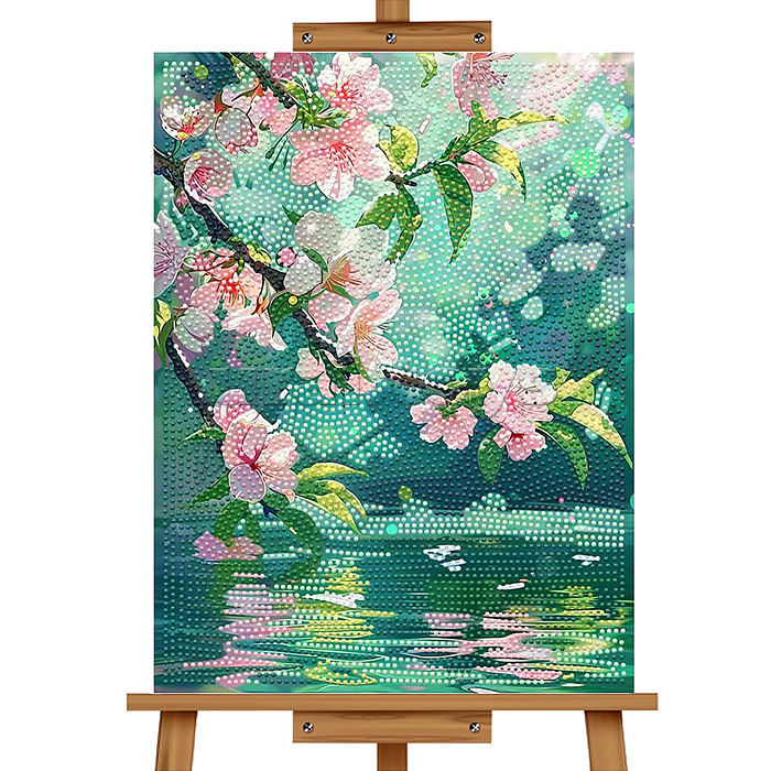 Мозаика алмазная "Яблоневый цвет" 30*40 см.