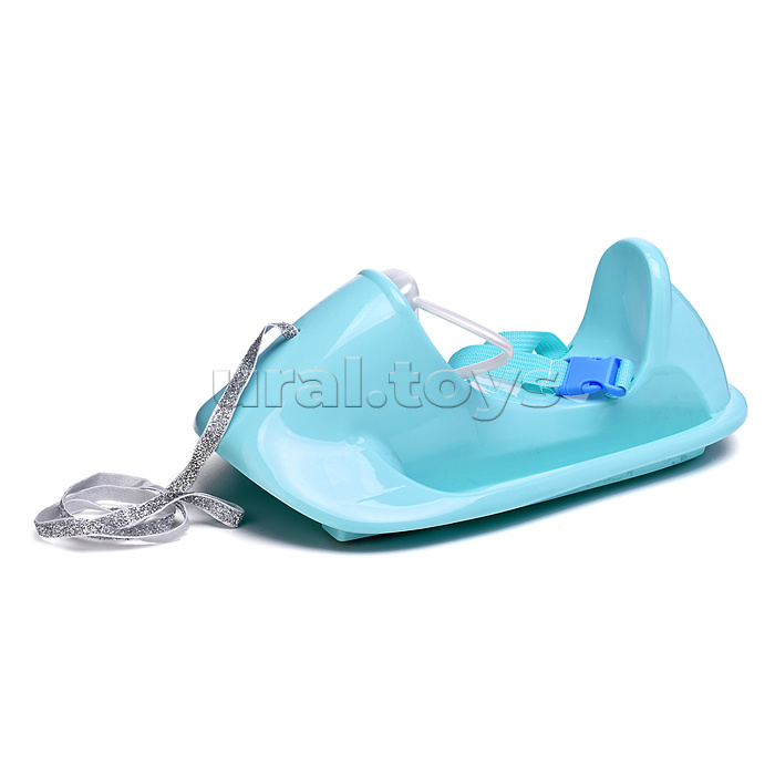 Пупс "Андрейка" на санях (пьет, писает) с аксессуарами, в коробке