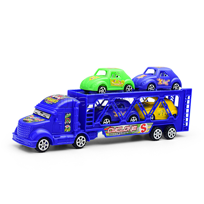 Автовоз с спортивными машинами, под колпаком