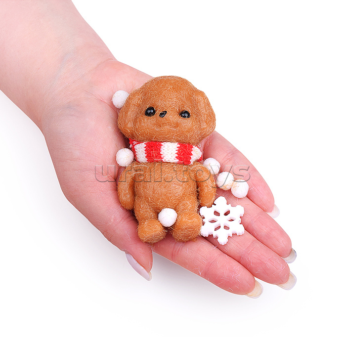 Игрушка-антистресс "Мишка с шарфом"