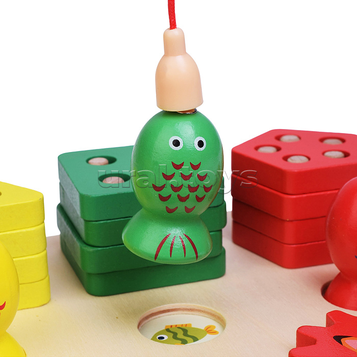 Игра развивающая "Веселая рыбалка - Машинки"