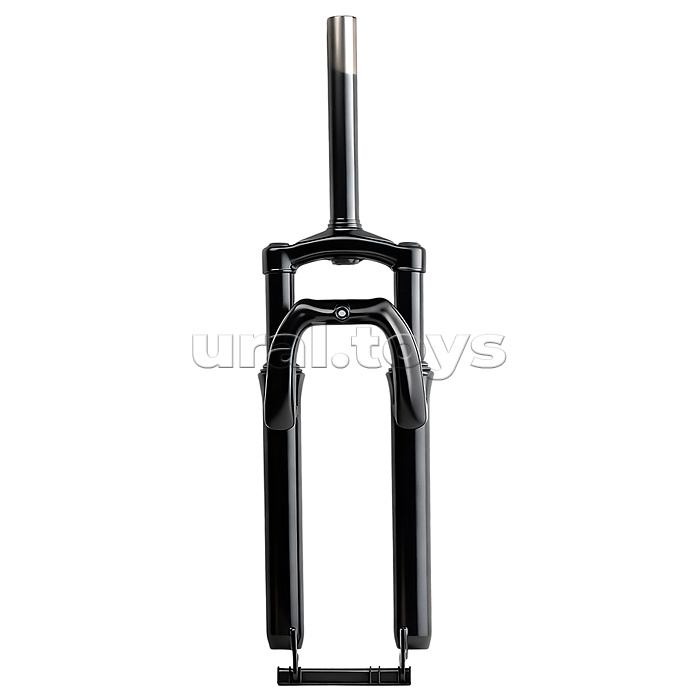 Вилка амортизационная 27,5" стальная, ход 60мм, под диск. торм. шток 1-1/8 210мм, прямой шток, черная